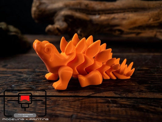 Articulated 3D printed Stegosaurus Dinosaur