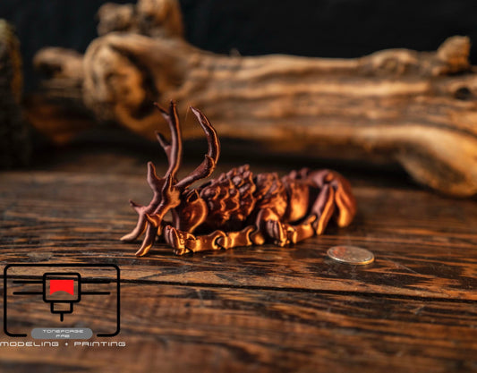 Articulated 3D printed Elk fidget toy