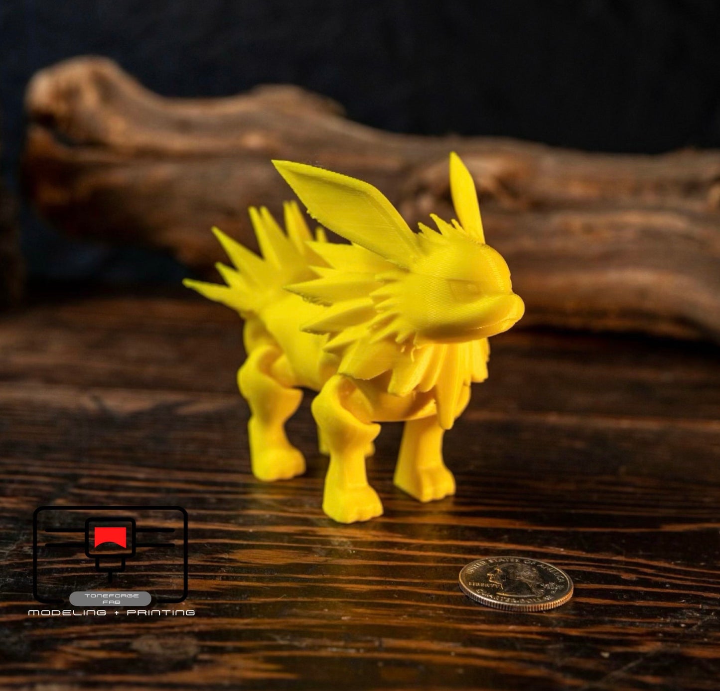 Articulated 3D printed Eevee Evolution Set fidget toy