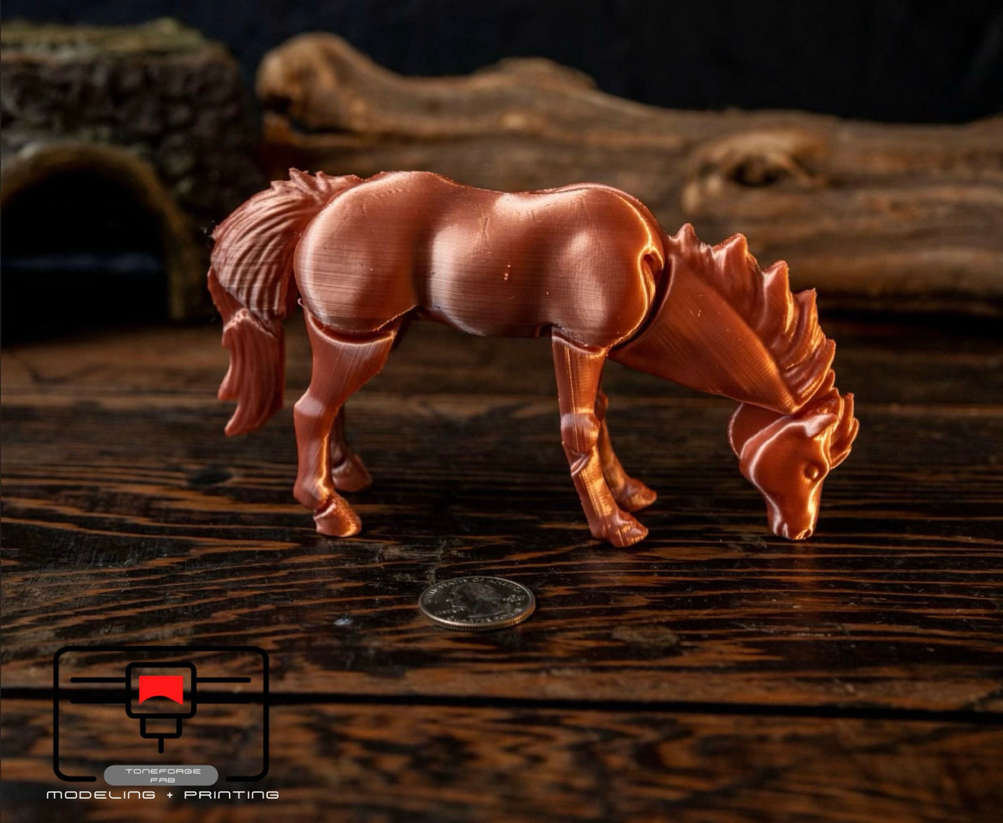 Articulated 3D printed Horse