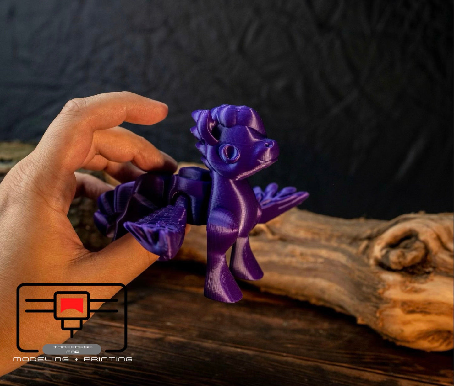 Articulated 3D printed Cute Pegasus