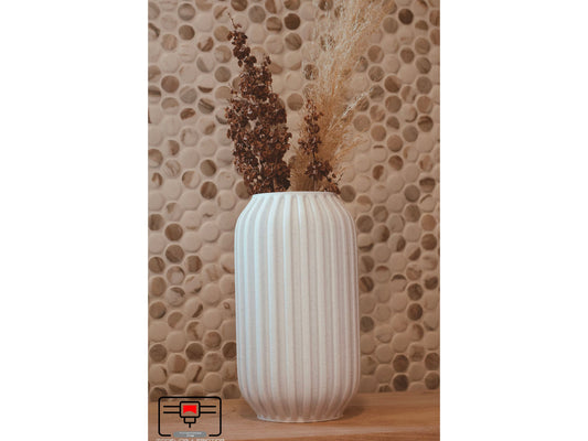 Modern Ribbed Pleat Vase