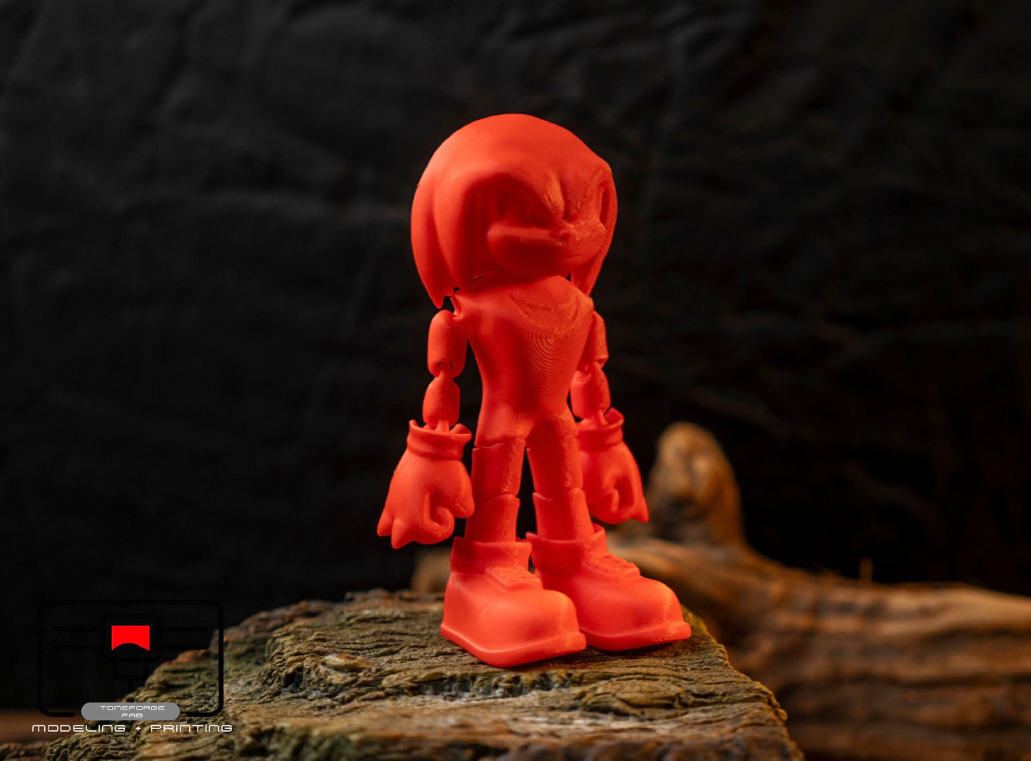 Articulated 3D printed Knuckles, flexi game character, fidget toy