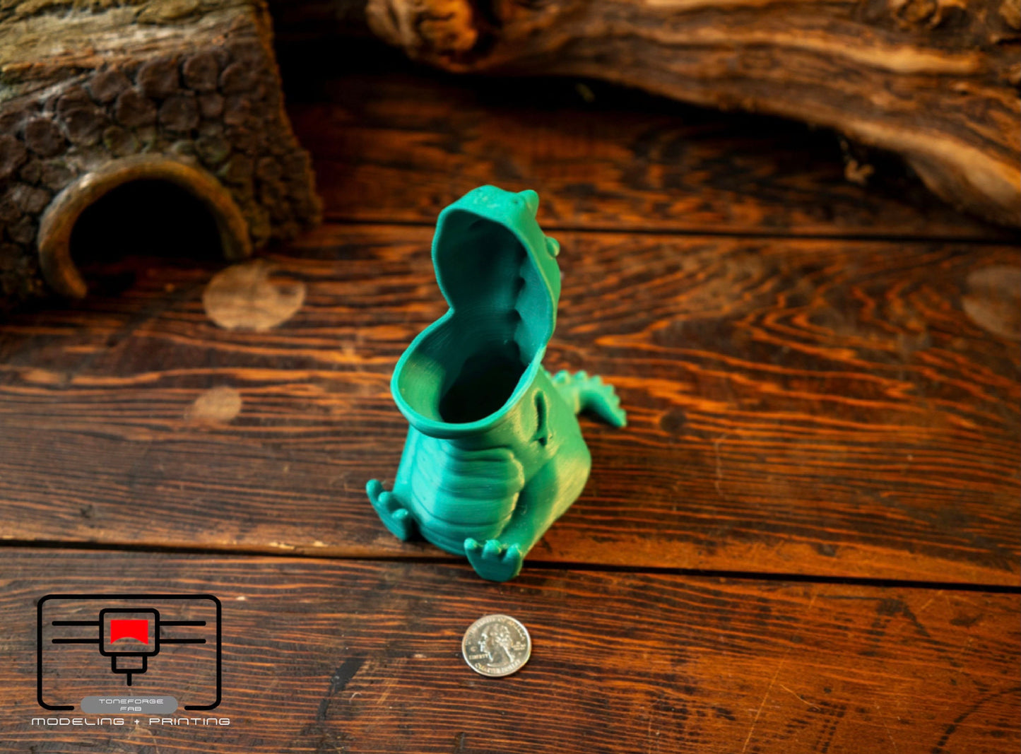 3D printed Trex Pencil Holder