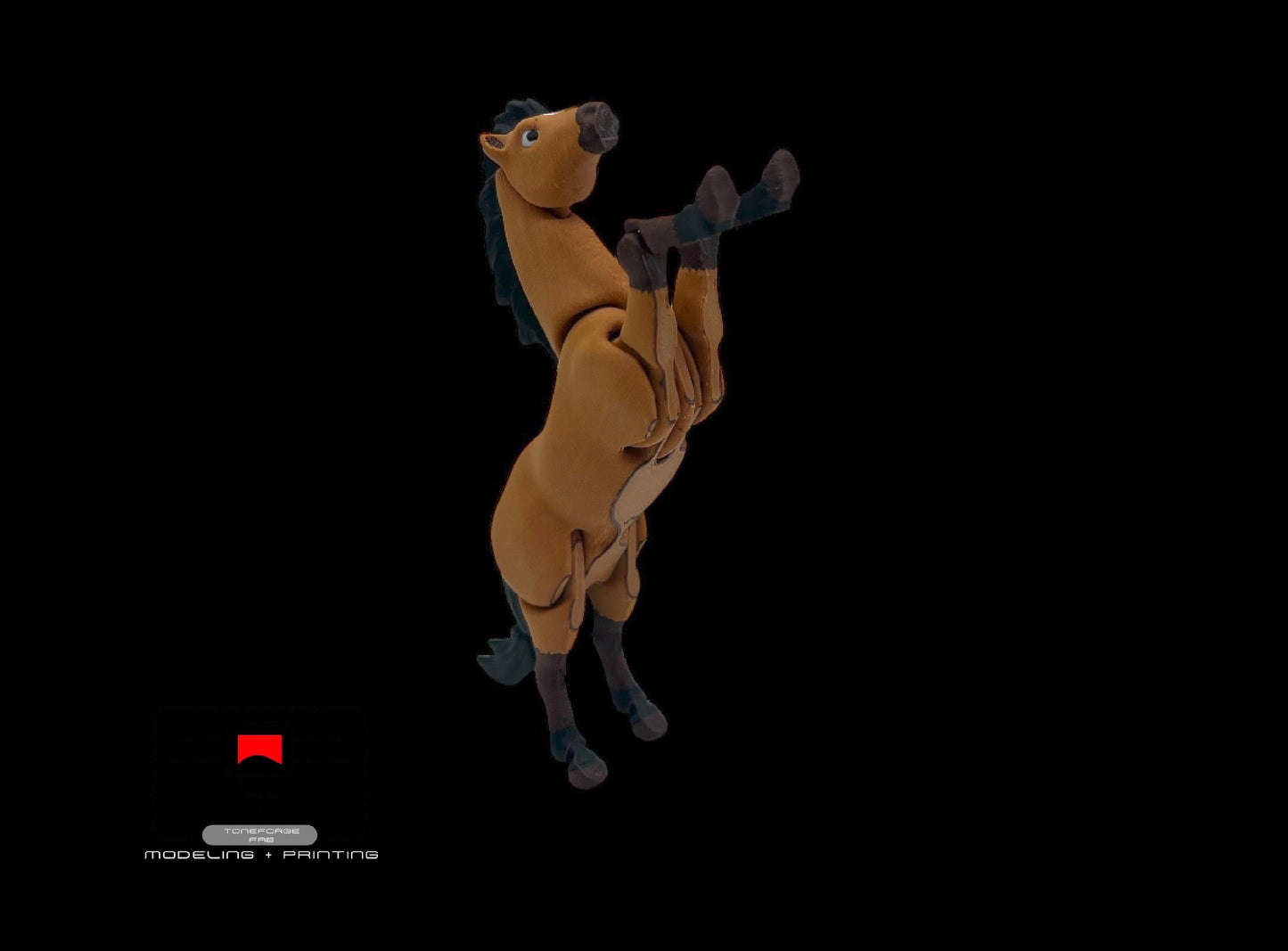 Articulated 3D printed Horse